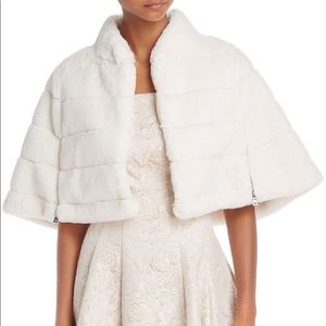 Badgley Mischka Faux fur Capelet / shawl